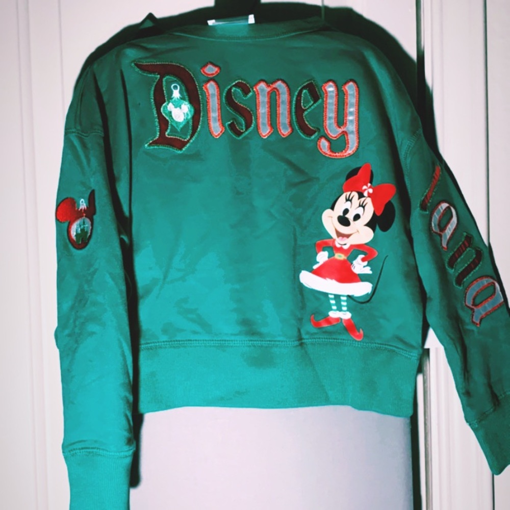 Girl Disney parks Christmas Spirit Jersey NWT